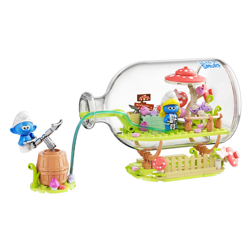 HK324 藍(lán)精靈-蘑菇培育園