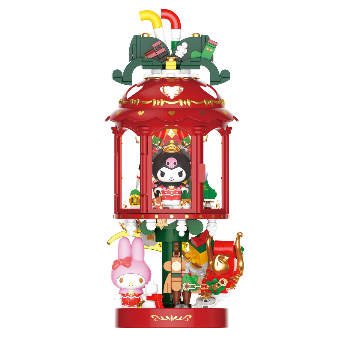 TC2351 三麗鷗家族光影如夢系列-冬夜鈴鹿積木（酷洛米+美樂蒂款）