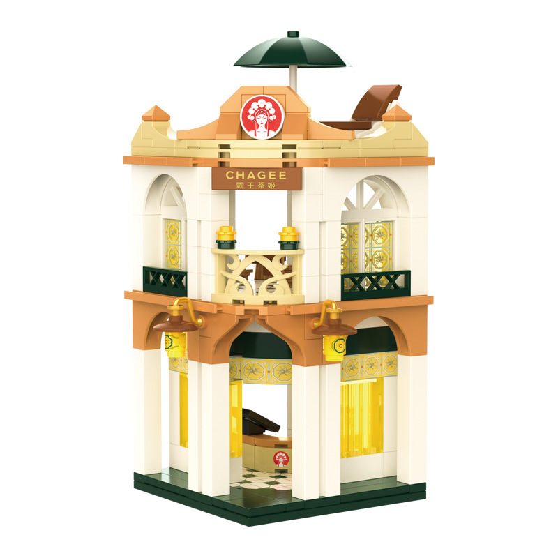 EK082 霸王茶姬騎樓主題積木