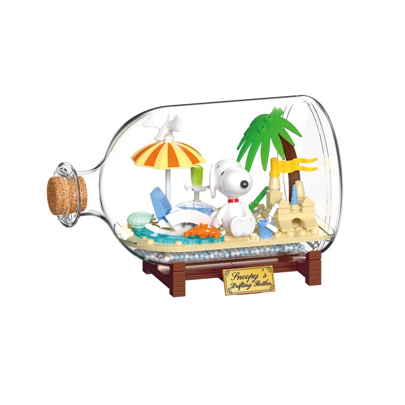 EK013 史努比漂流瓶系列悠閑沙灘