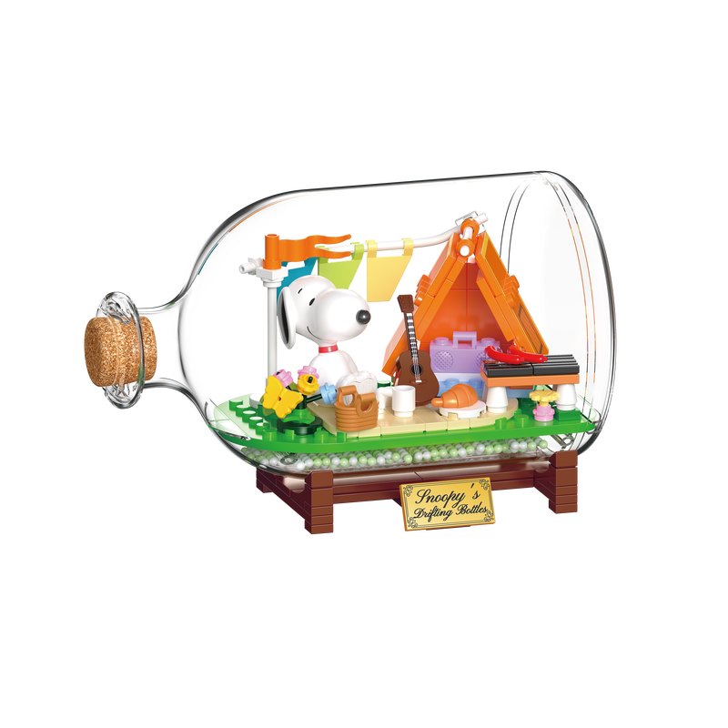 EK012 史努比漂流瓶系列露營時光